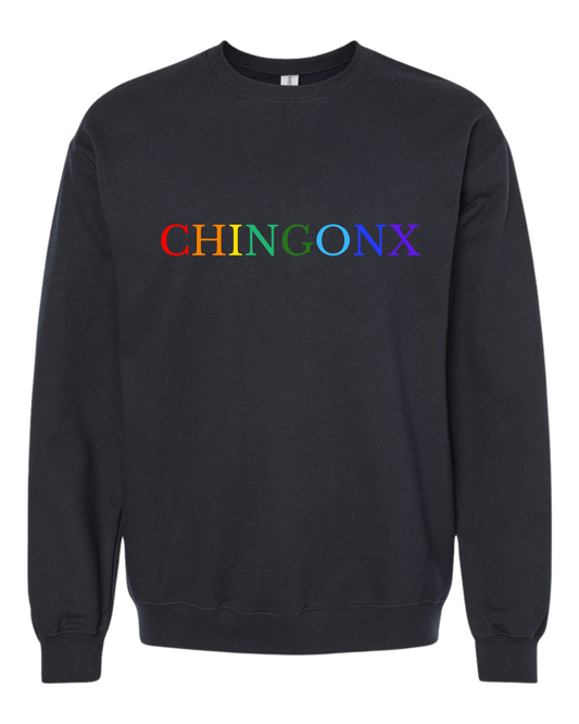 Chingon/A/X Rainbow - Crewneck Sweatshirt